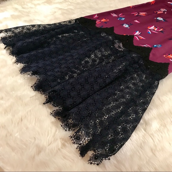 NWT Rebecca Taylor Silk Bellflower Slip Dress - Picture 5 of 8